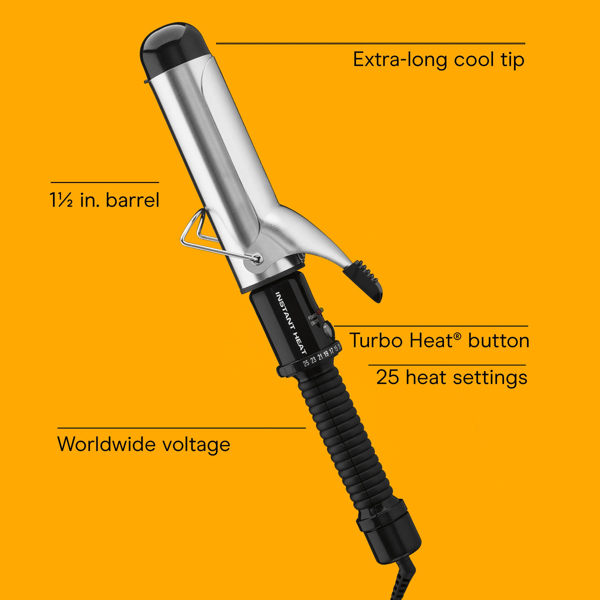 Conair® Instant Heat 1½" Curling Iron