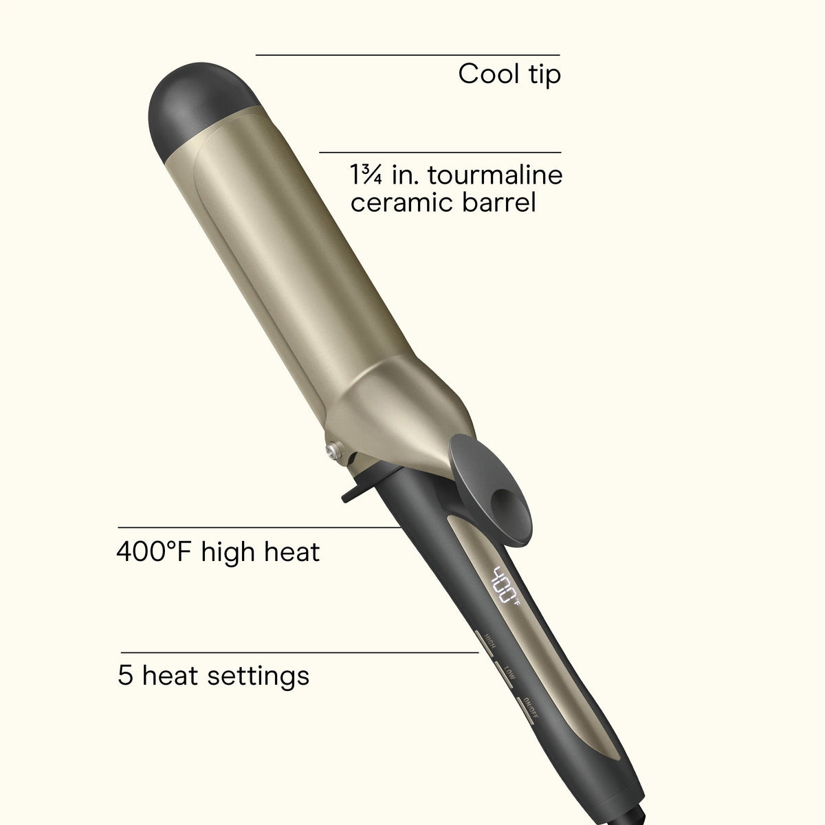 INFINITI PRO CONAIR 1¾" Tourmaline Ceramic Curling Iron
