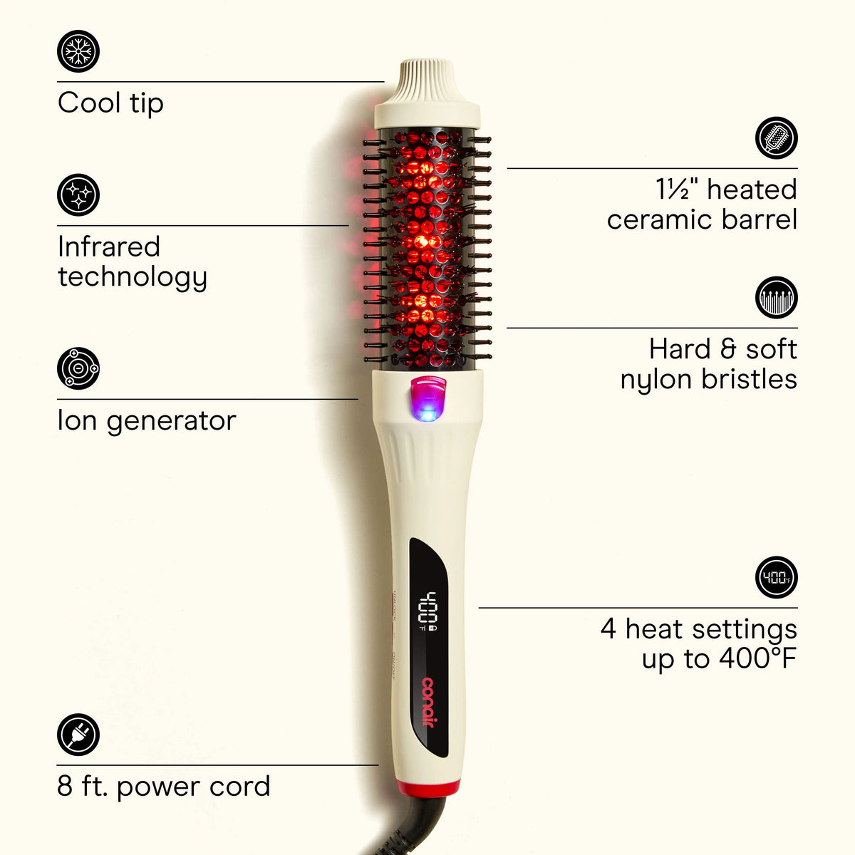 LED Infrared Thermal Brush