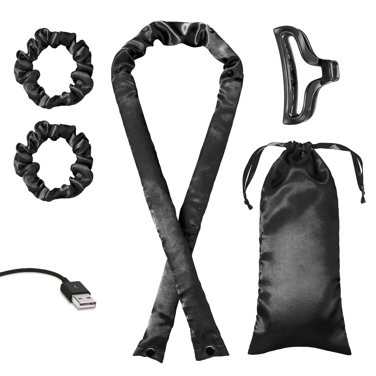 2-in-1 Heat & Heatless Hair Curler Set